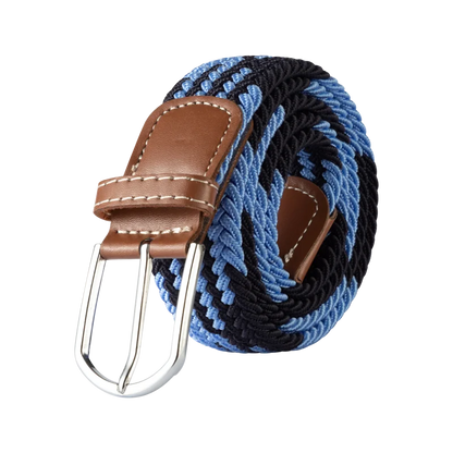 107/120/130cm UNISEX Casual Knitted Pin Buckle Women Belt Woven Canvas Elastic Expandable Braided Stretch Jeans Belts for Men