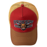Unisex Summer Breathable Mesh Trucker Hat Bulls Head Pattern Baseball Cap Adjustable Snapback Hats For Men And Women