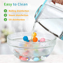 Baby Toys 0 12 Months Rotating Rattle Ball Grasping Activity Baby Development Toy Silicone Teether Sensory Toys for Babies Gifts