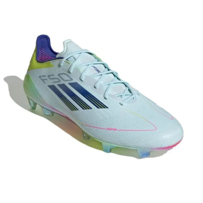 Adidas F50 Elite FG Low-Top Men football boots Cushioning rebound Soccer shoes Light and flexible sneaker Soft and cosy blue