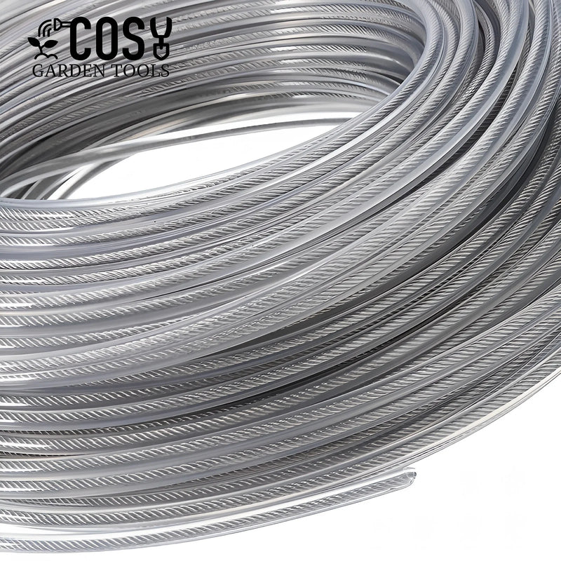 COSY 3mm Steel Wire Nylon Line Brushcutter Trimmer Rope Lawn Mower Cord Wear-resistant Sharp Replacement Garden Tool Accessory