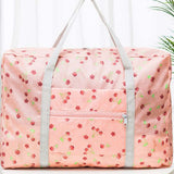 Foldable Travel Duffel Bag Portable Weekender Overnight Carry on Bag for Waterproof Luggage Organizer Floral Print Travel Tote