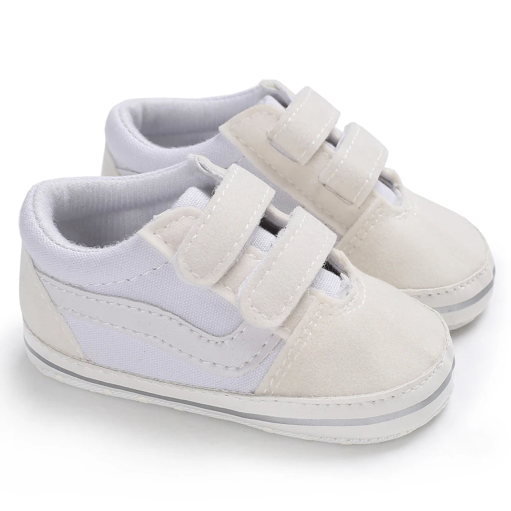 Newborn Baby Canvas Shoes Anti-slip Soft Baby Boy Girl Sneakers Casual Multi-Color Toddler First Walkers Crib Shoes