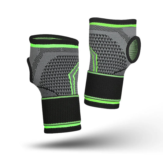 1Pcs Knitting Wrist Support Elastic Adjustable Bandage Hand Sport Wristband Gym Support Hand Guard Wrap Carpal Tunnel