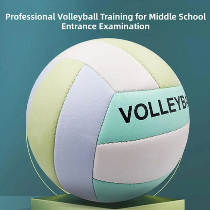 Official Size 5 Volleyball, Soft Indoor Outdoor Volleyball For Game Gym Training Beach Play, Volleyballs For Beginner, Teenager