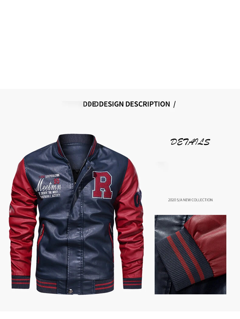 Motorcycle Wear Men Racing Motorcoss Jacket Winter Motorbike Clothing Protector Waterproof Moto PU Leather Jacket