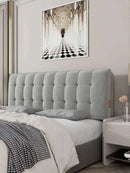 Backrest Soft Bag Bed Headboards for Hotel Headboards American Flannel Cloth Skin-Friendly Light Luxury Household Bed Headboards