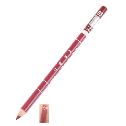 Professional Wood Lip liner Waterproof Lady Charming Lip Liner Soft Pencil Makeup Women's Long Lasting Cosmetic Tool 28Color