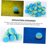 20pcs Golf Balls Light Rainbow Ball Range Ball 42mm Diameter Red Blue Yellow 3 Colors Pracitce Sports Ball Indoor Outdoor