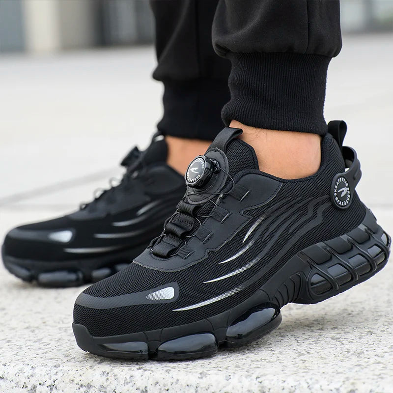 Lightweight Safety Shoes Men Women Work Shoes Steel Toe Cap Working Boots Sneakers Man Women Breathable Shoes Tactical Boots