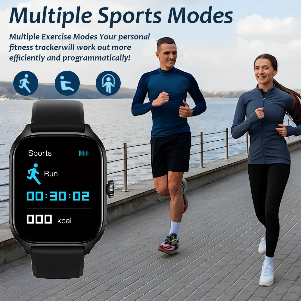 LAXASFIT New H9 Pro Max Smart Watch Dial to Answer Calls Calorie Tracking Heart Rate Oximetry Monitoring Bluetooth Smartwatch