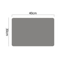 60/40cm Oversized Food Grade Silicone Waterproof Placemat Heat Insulation Anti-Skidding Washable Table Mat For Kitchen Dinner