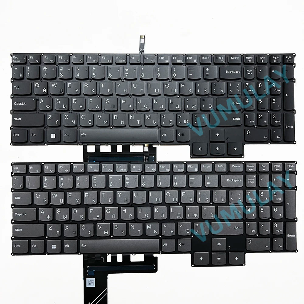 US/RU Backlit Keyboard for Lenovo Legion 5 Pro 16ITH6 16ITH6H 16ACH6 16ACH6H 16ARH7 16ARH7H 16IAH7 16IAH7H 82RF 82JD 82JQ 82RG