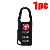 5/1pcs Mini Portable Suitcase Password Locks Anti-theft Lock Buckle Convenient Bag Cabinet Lock Student Dormitory Door Locks