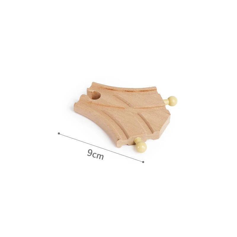 Wooden Train Track Toys Railway Rails Accessories Fit Thomas Train Road Connector Bridge Wood Railway Children Boy Christmas Gift