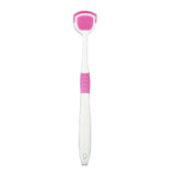 1/4pcs Tongue Cleaners Adult Kids Reusable Silicone Tongue Scraper Brush Washable Tongue Cleaning Tool Fresh Breath Oral Hygiene