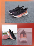 Baasploa Women's Professional Running Shoes Outdoor Carbon Plate Non-Slip Sports Shoes Female Casual Breathable Jogging Sneakers