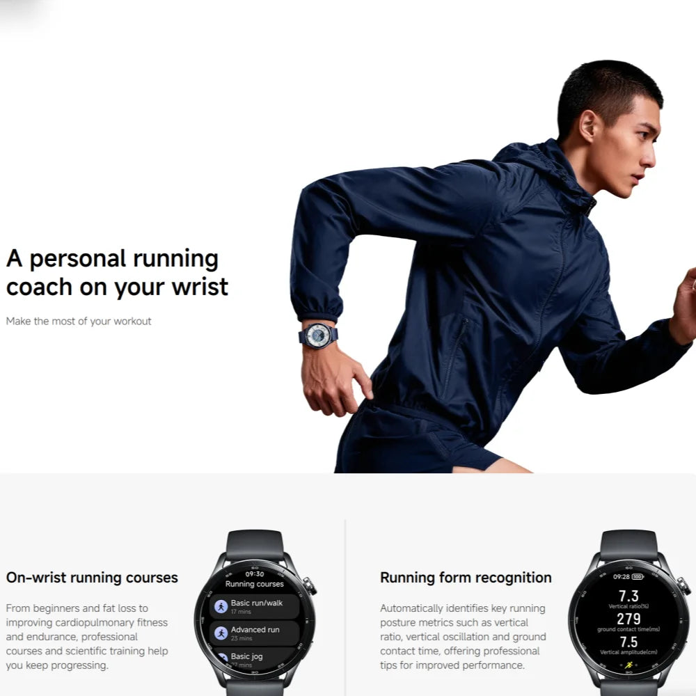 Smartwatch Xiaomi Watch S5 (Versão Global) – Tela AMOLED de 1,48", bateria com 21 dias de duração, monitoramento de saúde 24 horas e mais de 150 modos esportivos.