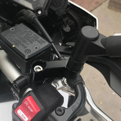 Motorcycle Rearview Mirrors Extension Riser Extend Adapter Mirror Extender Adapters Riser Supplies Rear View Base Mirrors Black