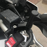 Motorcycle Rearview Mirrors Extension Riser Extend Adapter Mirror Extender Adapters Riser Supplies Rear View Base Mirrors Black