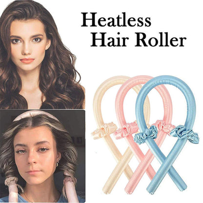 Rizador de cabello sin calor para mujer, diadema para cabello suave y brillante, herramientas de peluquería, accesorios de peluquería 