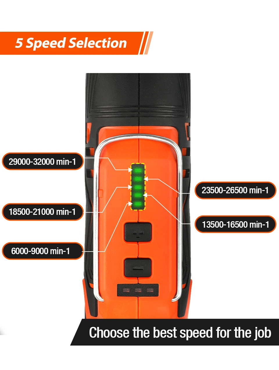 WORKPRO 12V Cordless Rotary Tool With Charger 5-speed 2.0Ah Mini Electric Grinder Machine Polishing Tools  & 114 Accessories