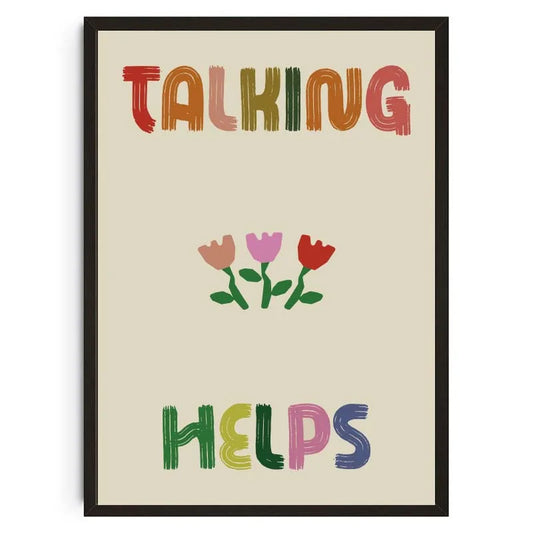 Be Kind To Your Mind Mental Health Psychological Canvas Posters Inspirational Quotes Wall Art Printed Picture Therapy Home Decor