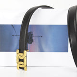 1Pc Women's Retro Belt, Alloy Buckle Fashion Casual Jeans Belt, High-End Long Skirt Pants Belt
