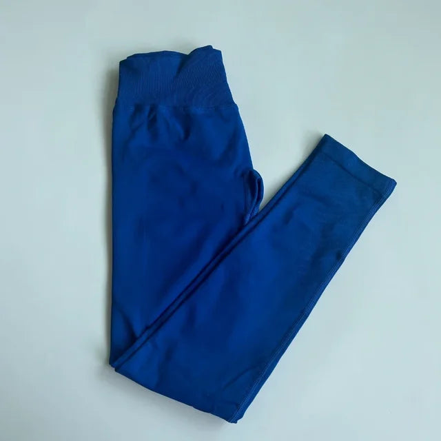 Impact Leggings Women Scrunch Seamless Yoga Legging Gym Sports Pants Low Waist Ribbed High Stretch Fitness Workout Tights 