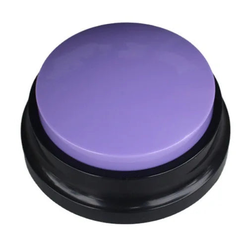Botão De Gravação De Voz Para Comunicação Pet, Botões Do Cão, Buzzer De Treinamento, 30 Segunda Gravação, Cor, Cão