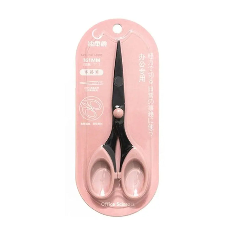 Color Scissor Stainless Steel Blade Safe Design Paper Cutting Scissors for Fine Art Diary Album Craft Office School Supplies