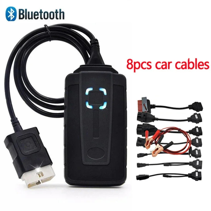Herramienta de diagnóstico Wow Snooper 2022 2021 Wurth V5.008 R2 Escáner OBD2 para camiones, coches, Bluetooth con keygen vd ds150e Delphis Francia
