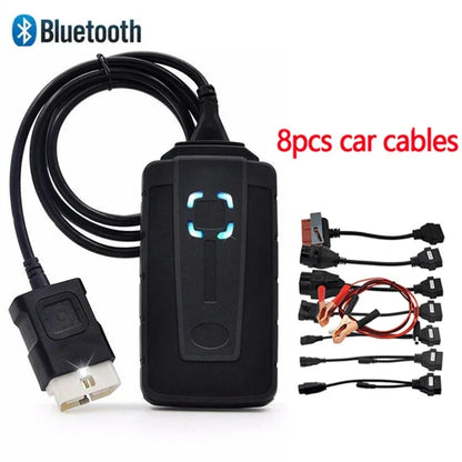 Herramienta de diagnóstico Wow Snooper 2022 2021 Wurth V5.008 R2 Escáner OBD2 para camiones, coches, Bluetooth con keygen vd ds150e Delphis Francia