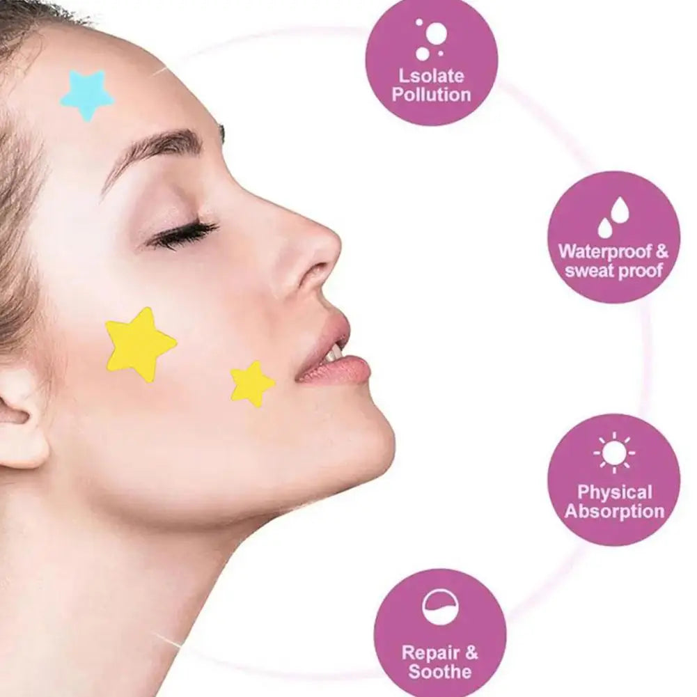 216PCS Pimple Patch Acne Colorful Invisible Acne Removal Skin Care Stickers Concealer Face Spot Beauty Makeup Tools