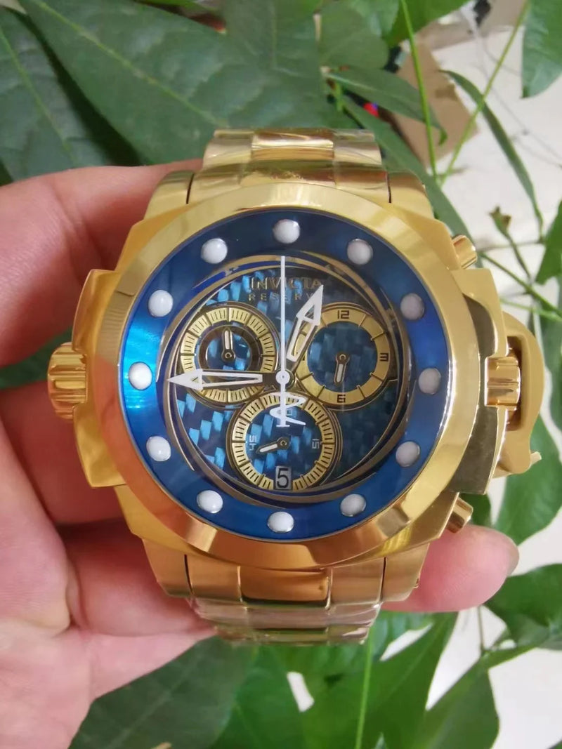 INVICTA Vortex Element Waterproof Quartz Large Dial Men's Watch