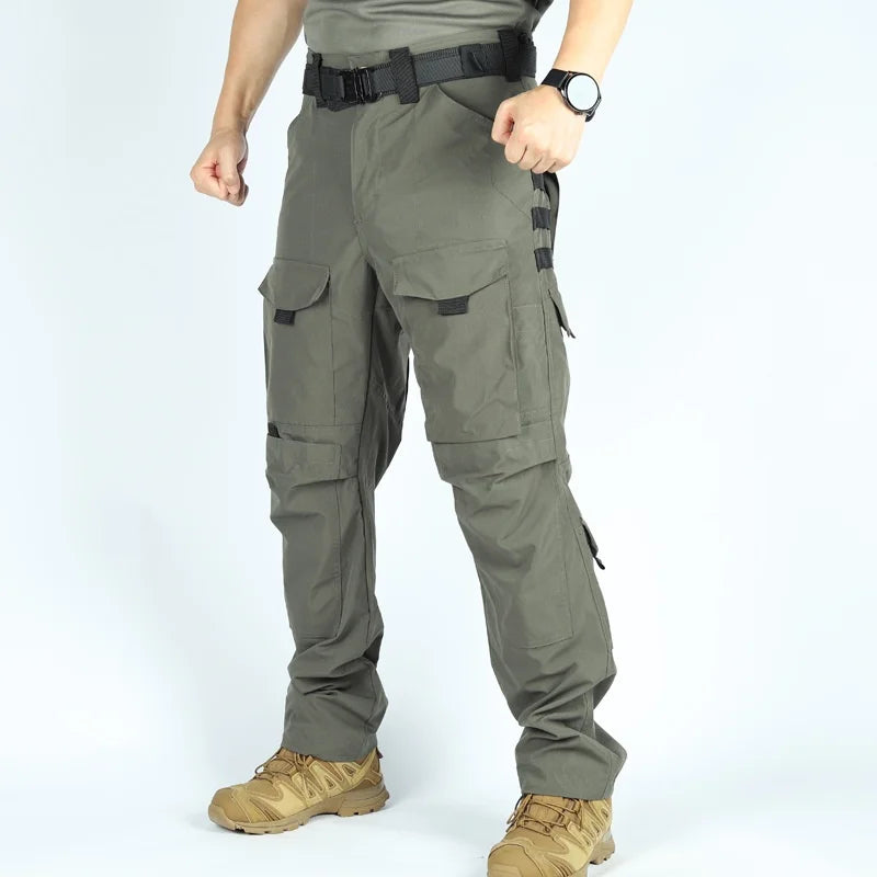 Men's Urban Ops Tactical Cargo Pants Work Casual Water Resistant Hiking Climbing Pants for Men Combat Trousers Army Combat Pants