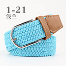 Stretch Woven Belt Unisex Canvas Belts Fashion Casual Student Belt Women Cinturon Male Waistband 105cm