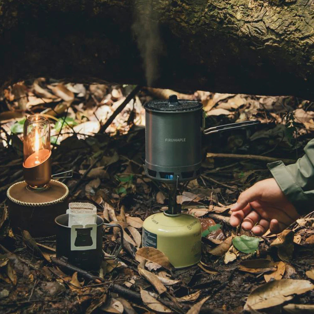 Fire-Maple G3 Petrel Ultralight Pot Neoprene Sleeve Lightweight Outdoor High Efficiency Heat Exchanger Pot for Hiking Travel