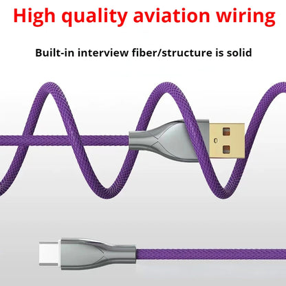 Coiled cable type C Mechanical keyboard wire USB keyboard cable  mechanical keyboard Aviator Desktop Computer Aviation Connector