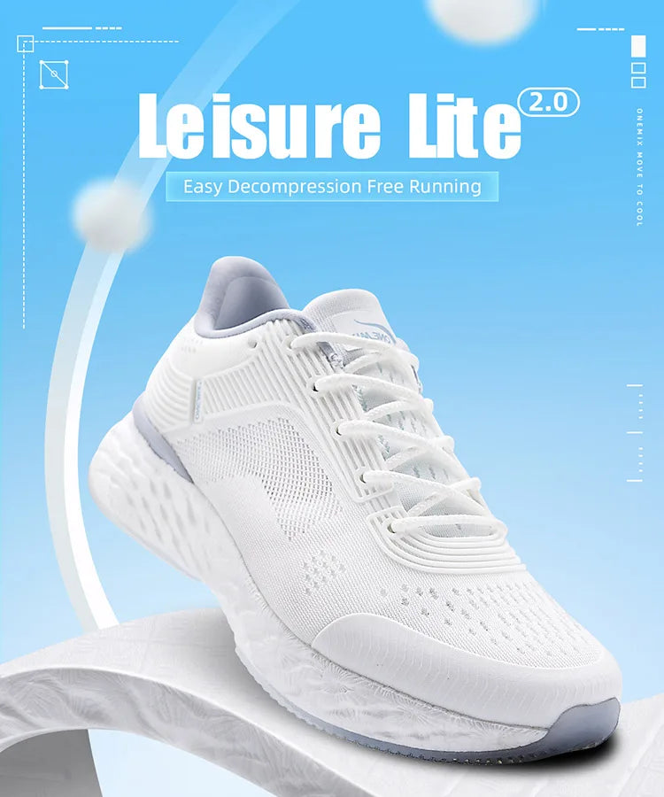 ONEMIX YUE SHUANG Running Shoes for Men Air Cushion Athletic Couple Trainers Sport Runner Shoes Outdoor Women Walking Sneakers