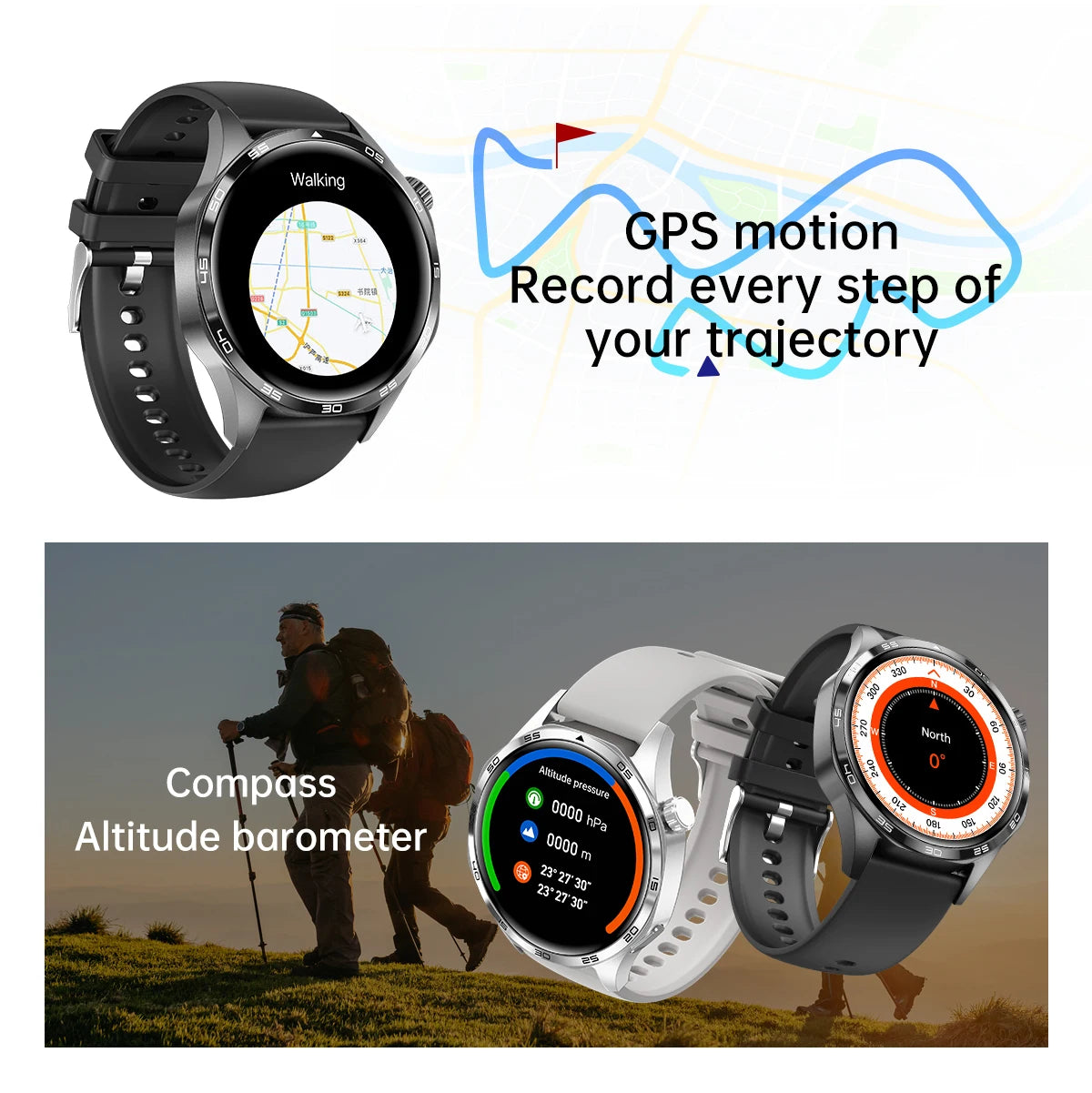 Original 2025 New For HUAWEI GPS Smart Watch Men Bluetooth Call NFC Access Heart Rate 300mAh IP68 Waterproof Smartwatch For IOS