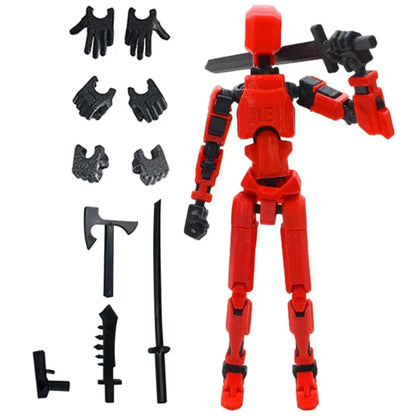 Robot multiarticular movible Shapeshift 2.0, maniquí impreso en 3D, 13 figuras de acción, juguetes para niños, adultos, juegos para padres e hijos.