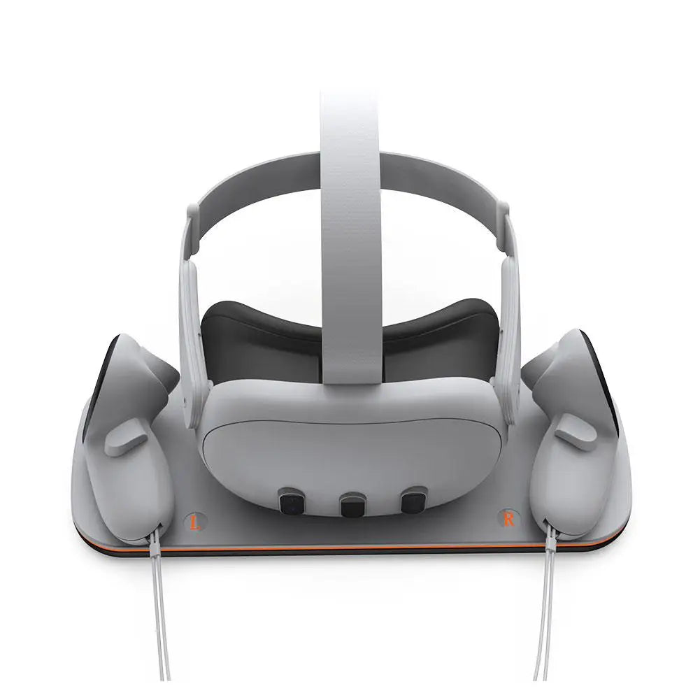 Base de carga para Meta Quest3, asas para auriculares de realidad virtual Meta 3, estación de carga, soporte de almacenamiento para Meta 3, nuevo