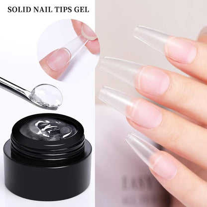 BORN PRETTY 5 IN 1 Clear Water Ripple Gel Polish 5ml No-wipe Top Coat Reinforcement Adhesive Nail-Shape Wave Gel Nail Polish