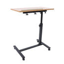 Adjustable Laptop Desk 360° Rotating Tabletop Mobile Stand Home Office Tray Standing Rolling Study Table Computer Workstation