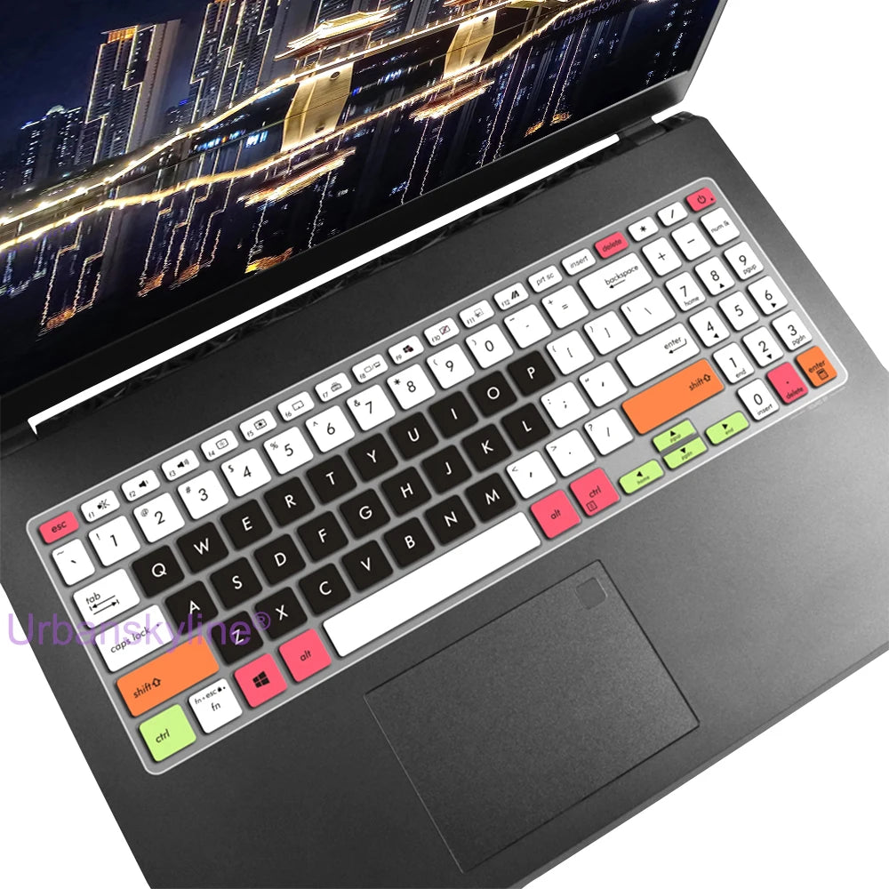 Keyboard Cover for ASUS Vivobook Pro 15 15X OLED GO S S15 N6506 S5507 S5506 M5506 X1505 M1505 K3504 Silicone Protector Skin Case