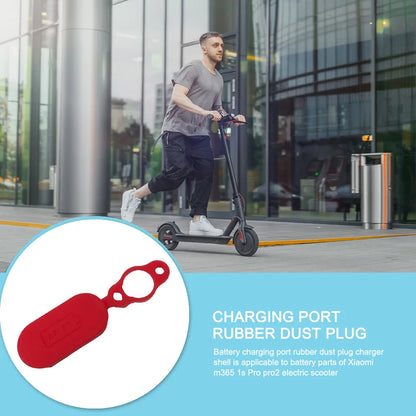 Porta de carregamento de bateria scooter, estojo de borracha, capa impermeável do carregador, Xiaomi M365 1S Pro 2