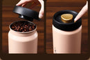 316 Stainless Steel Vacuum Coffee Storage Container Airtight Light-proof Tea Spice Food Storage Jar Kitchen Tool