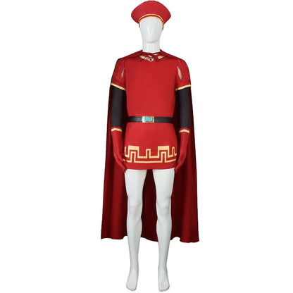 Lord Farquaad Cosplay Costume Shrek Carnival Uniform Wig Anime Halloween Role playing holiday party Costumes Women Game