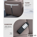 MINGDIBAO Electric Convertible Sofa Bed Italian Genuine Leather Sleeper Couch Multifunction Folding Sofas Beds for Cinema Room